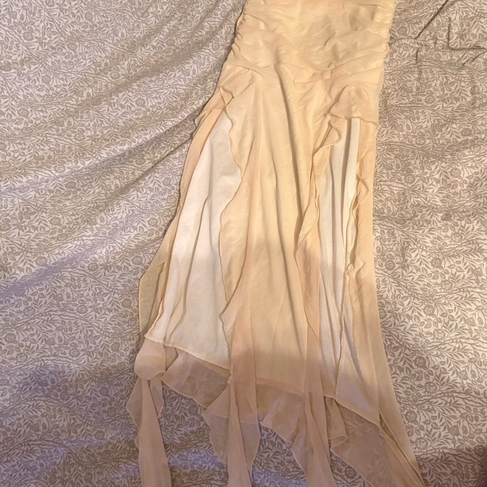 SHEIN Cream Elegant Dress